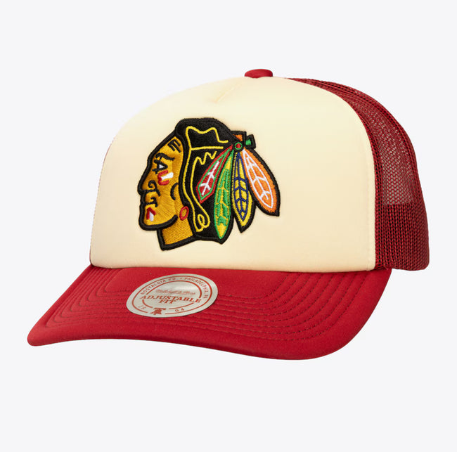 NHL Blackhawks Vintage Block Trucker