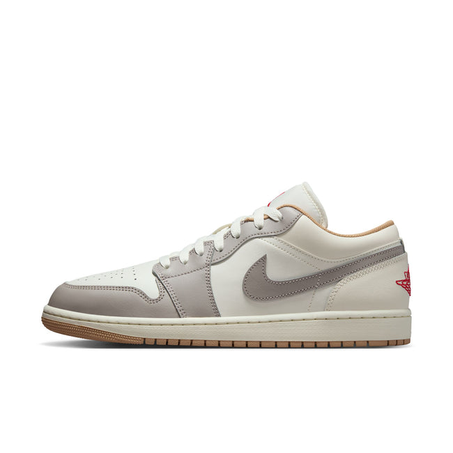 Air Jordan 1 Low (Sail/Fire Red/College Grey)