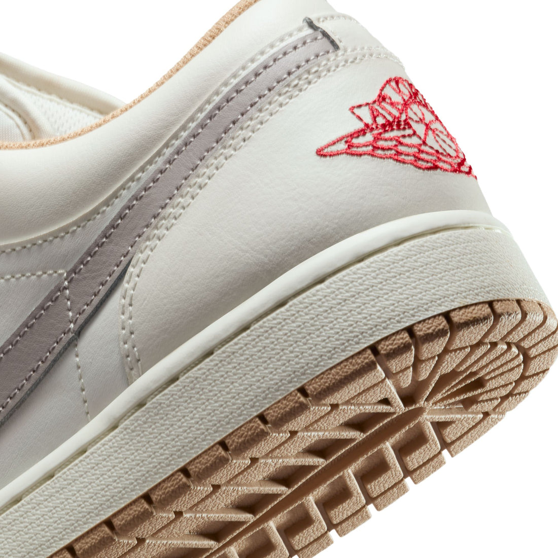 Air Jordan 1 Low (Sail/Fire Red/College Grey)