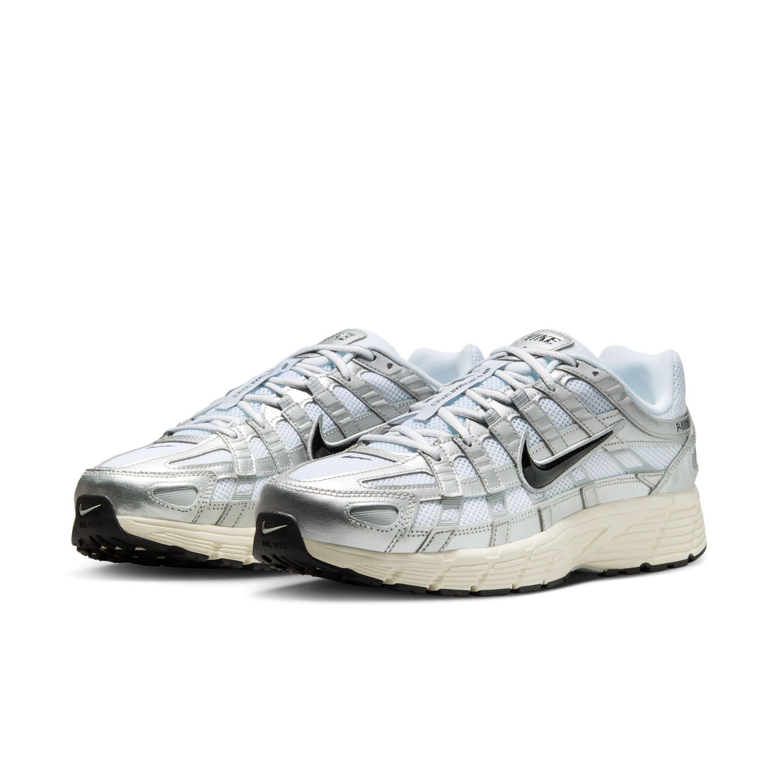 Nike P-6000 (White/Black/Metallic Silver)