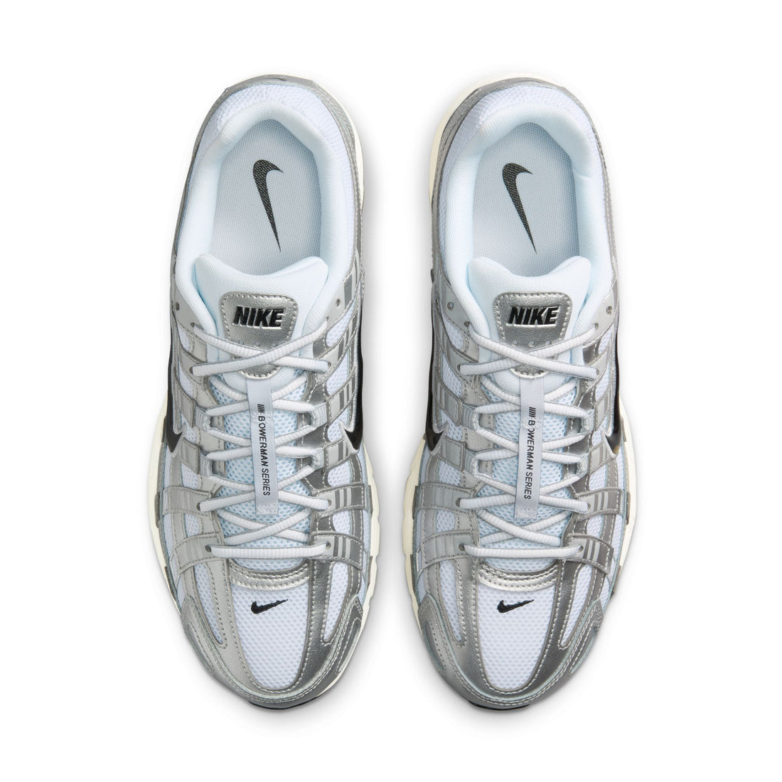 Nike P-6000 (White/Black/Metallic Silver)
