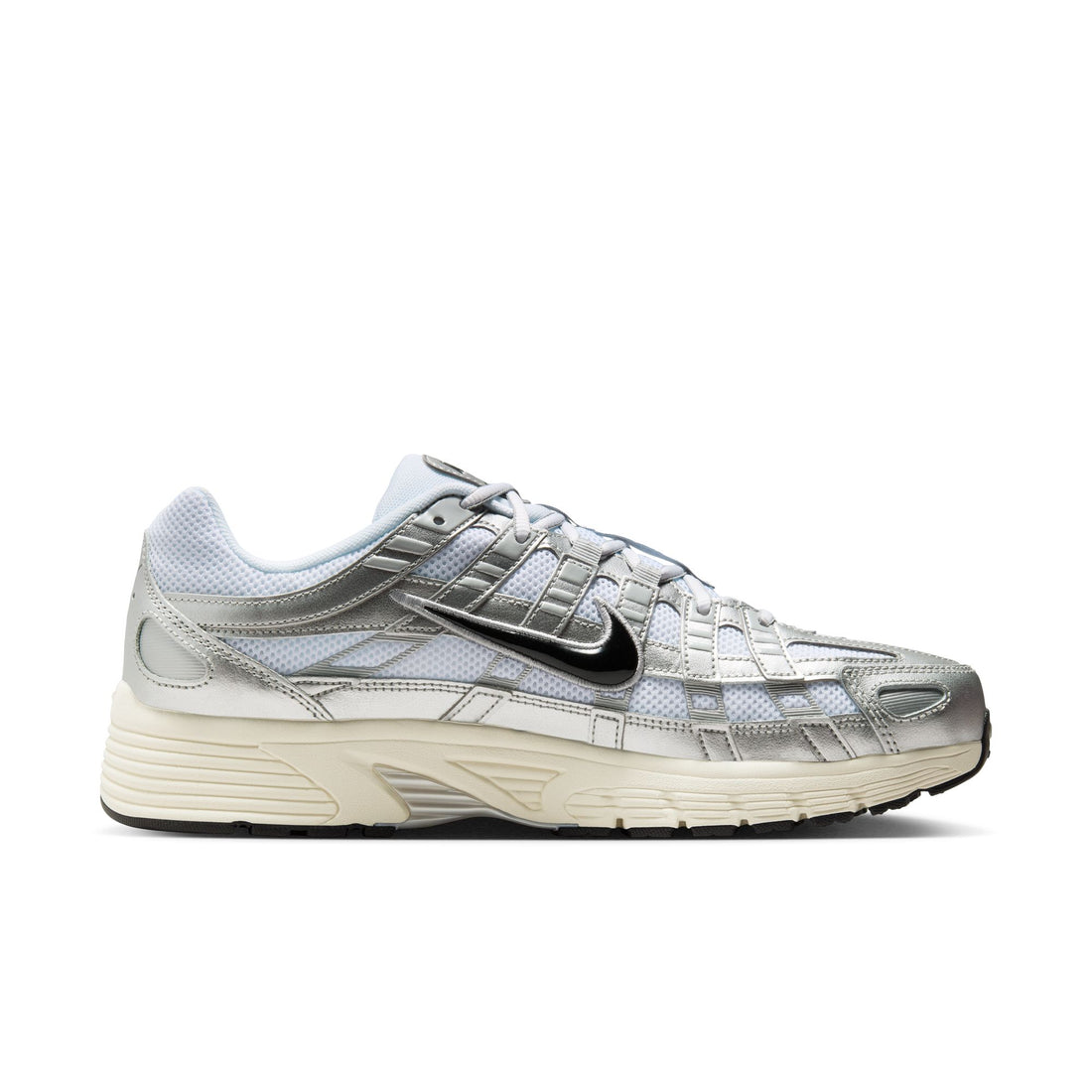 Nike P-6000 (White/Black/Metallic Silver)