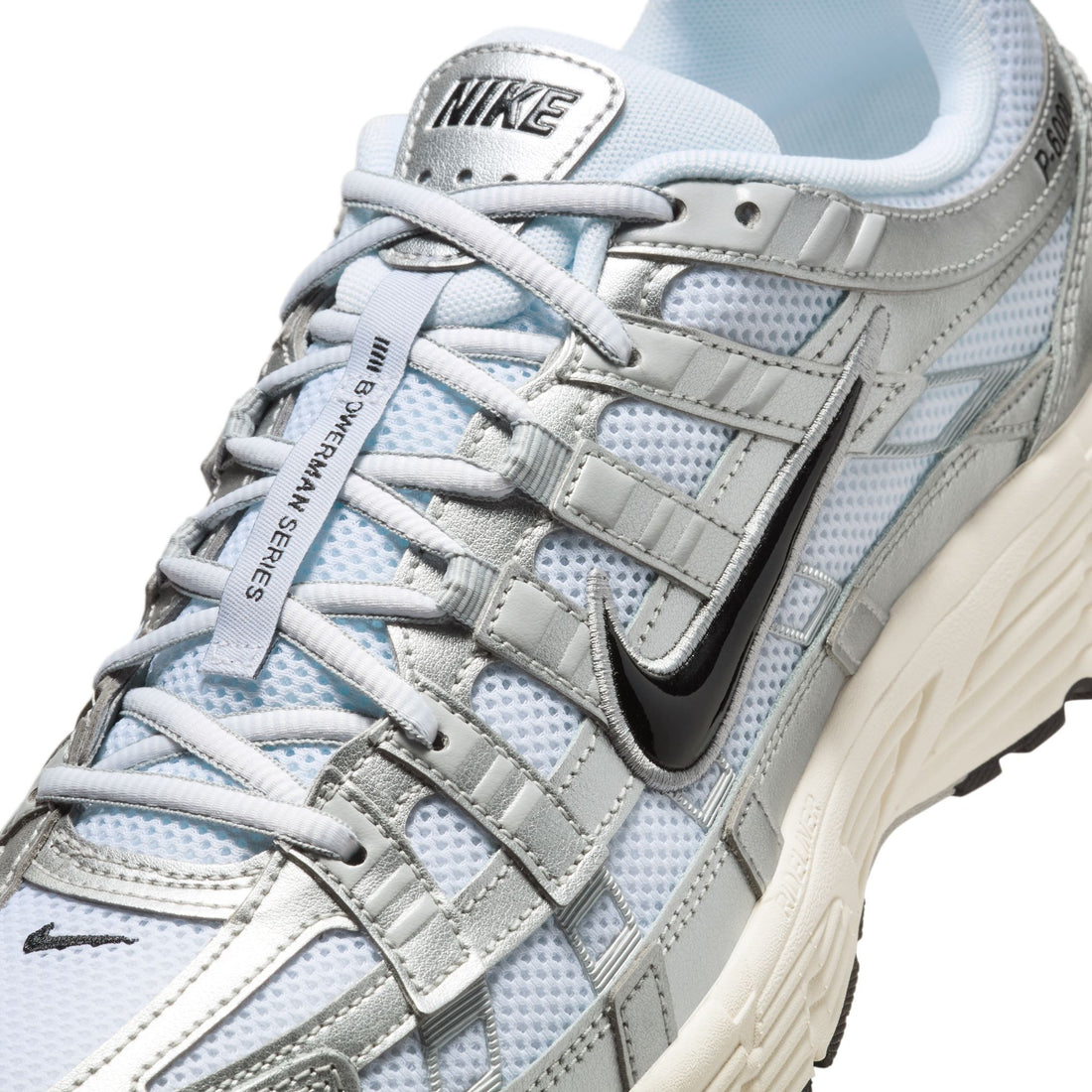 Nike P-6000 (White/Black/Metallic Silver)