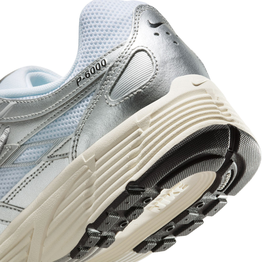 Nike P-6000 (White/Black/Metallic Silver)
