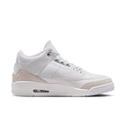 Air Jordan 3 Retro (White/Metallic Silver/White)