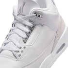Air Jordan 3 Retro (White/Metallic Silver/White)