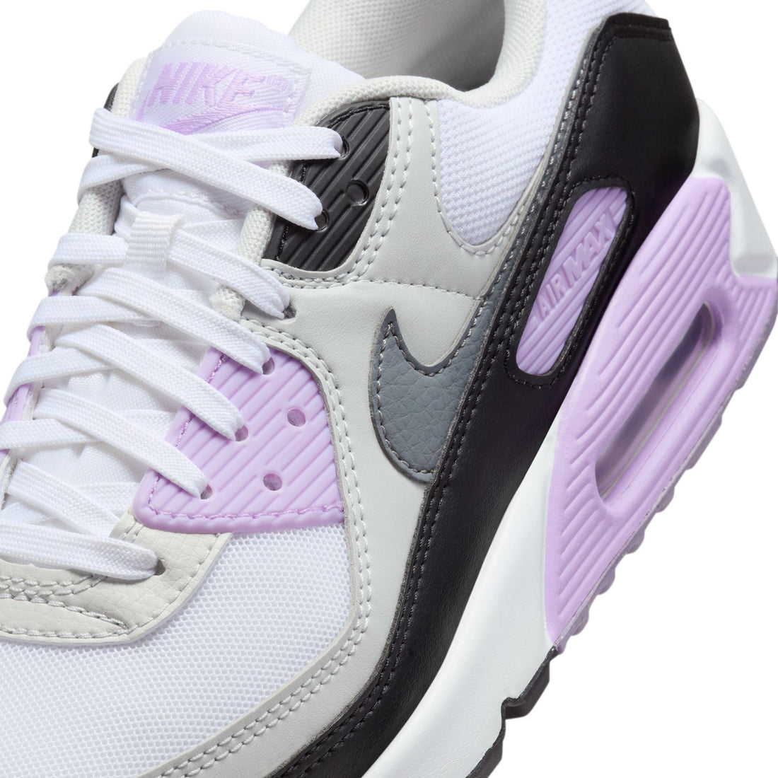 WMNS Nike Air Max 90 (White/Cool Grey/Lilac)