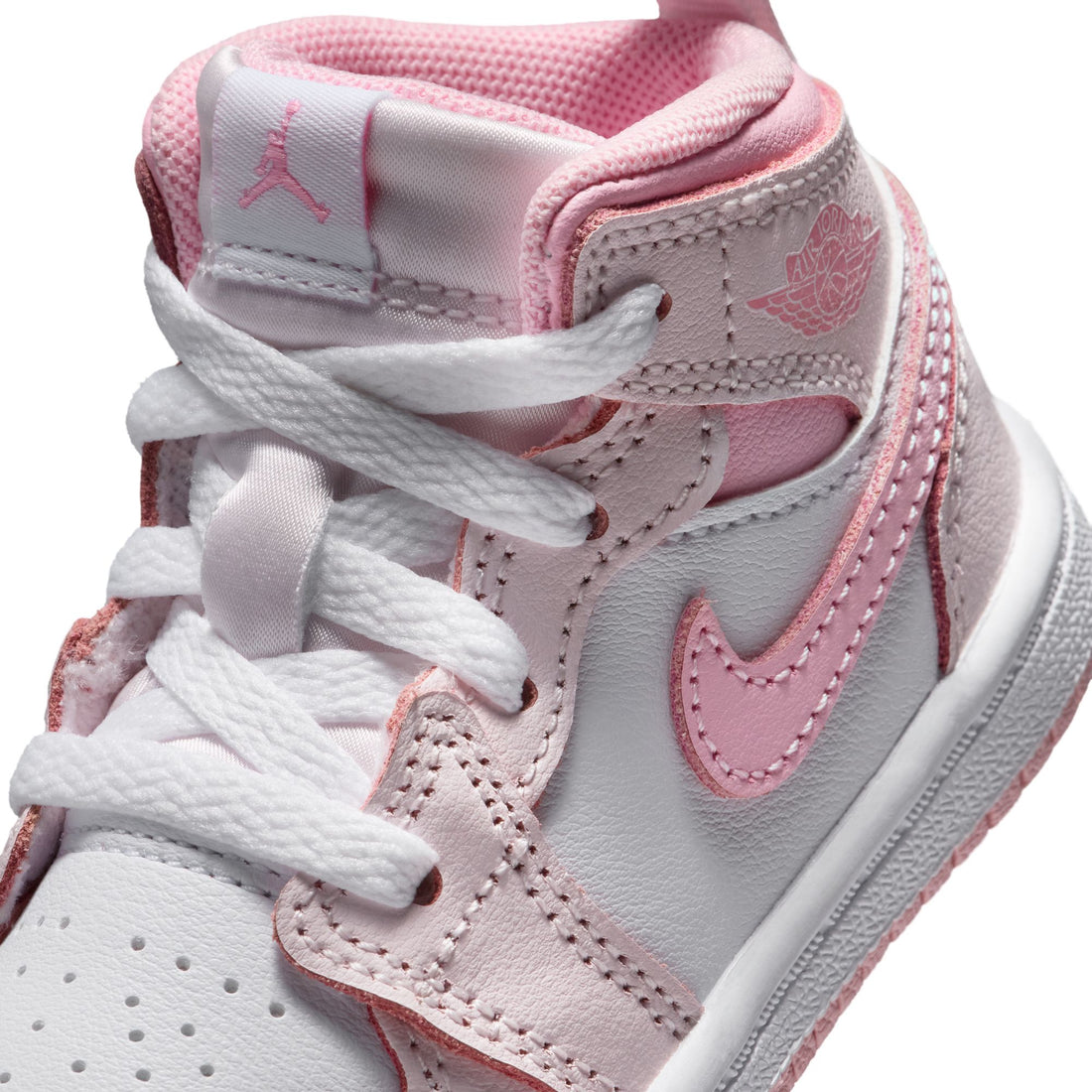 Air Jordan 1 Mid TD (Pearl Pink/Med Soft Pink/White)
