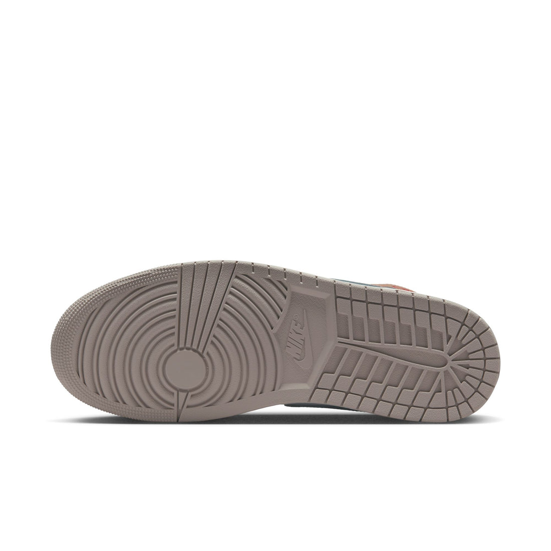 Air Jordan 1 Mid (Hemp/Fire Red/White)