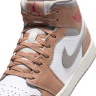 Air Jordan 1 Mid (Hemp/Fire Red/White)