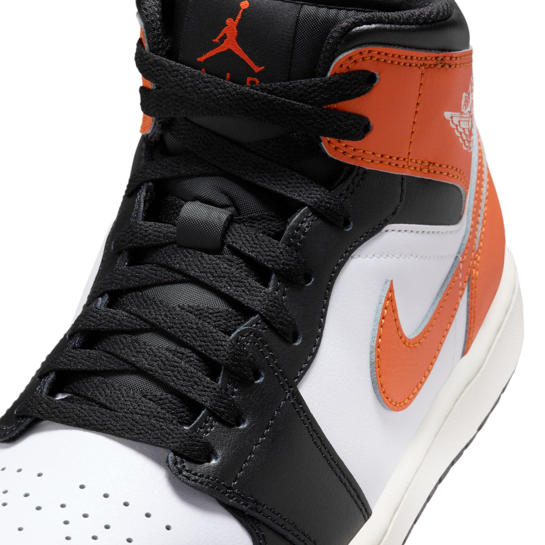 Air Jordan 1 Mid (Starfish/Black/White/Sail)