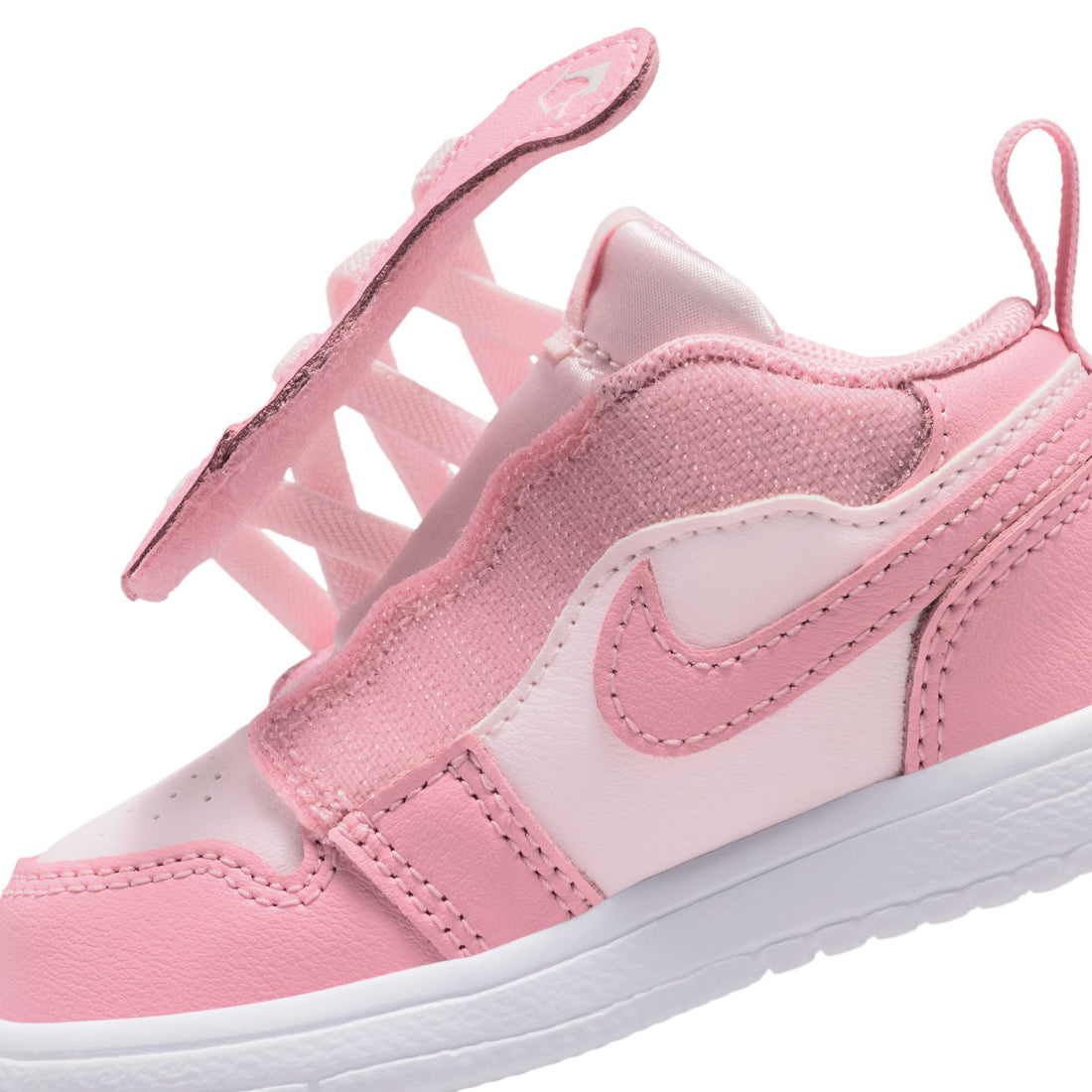 Air Jordan 1 Low ALT TD (Med Soft Pink/Pearl Pink/White)