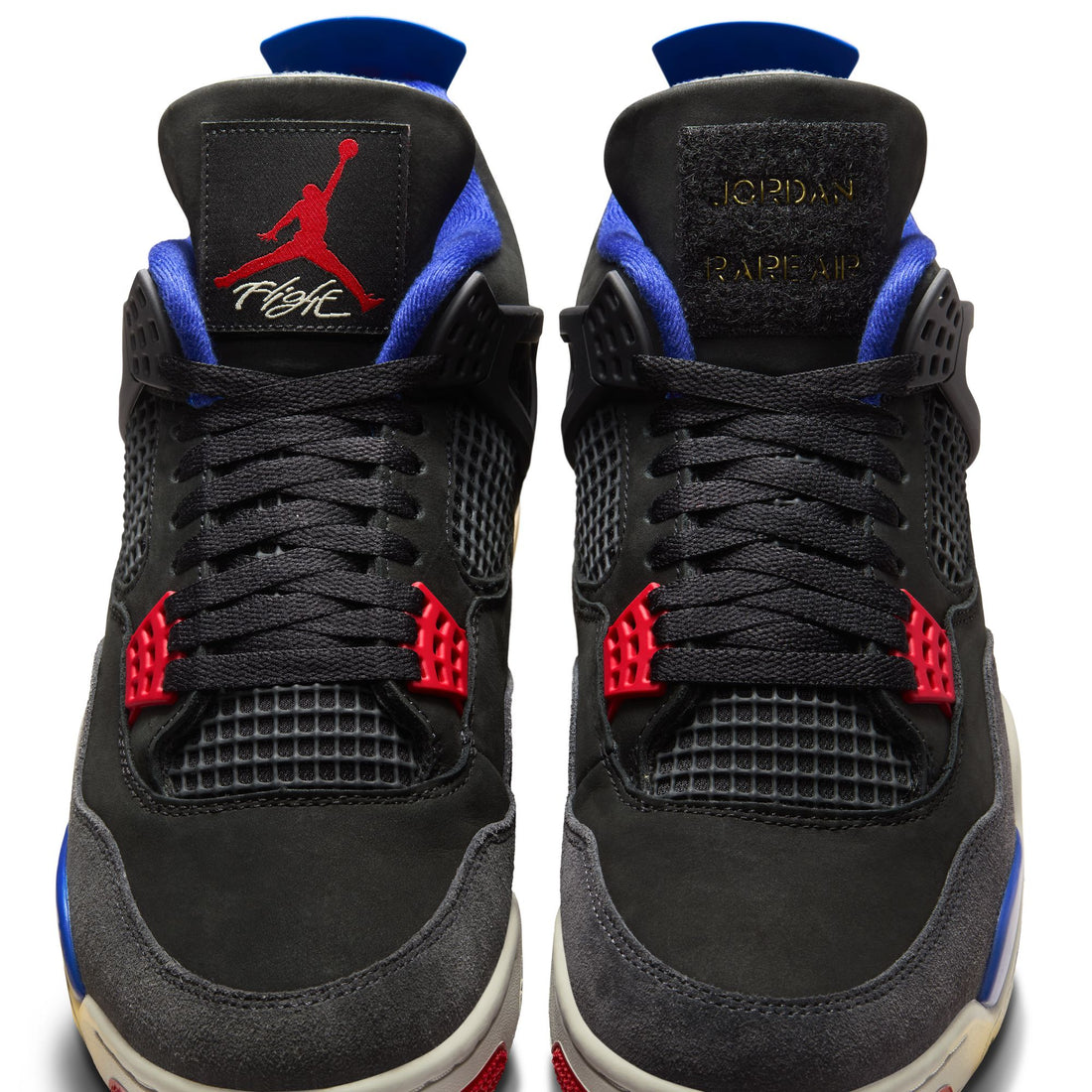 Air Jordan 4 Retro (Black/Fire Red/Deep Royal Blue)