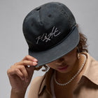 Air Jordan Flight Pro Unstructured 5-Panel Cap (Black/White)
