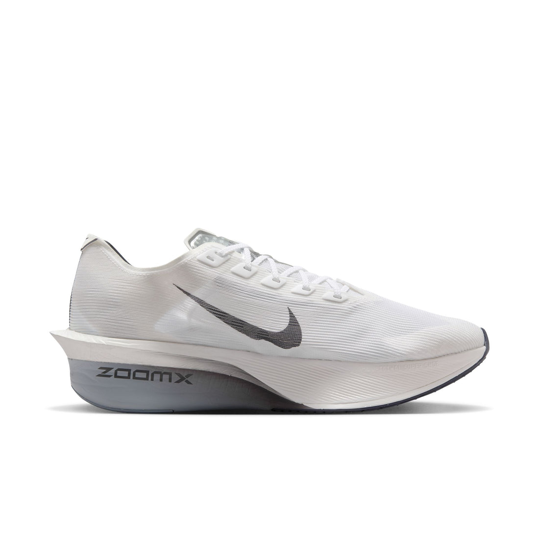 Nike ZoomX Vaporfly Next% 4 (White/Gridiron/Obsidian Dust)