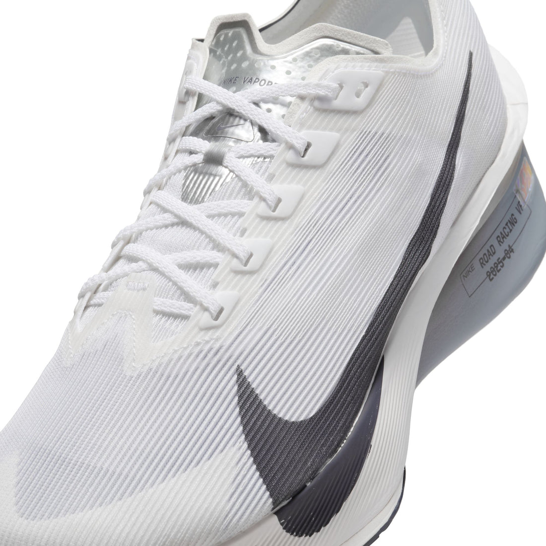 Nike ZoomX Vaporfly Next% 4 (White/Gridiron/Obsidian Dust)