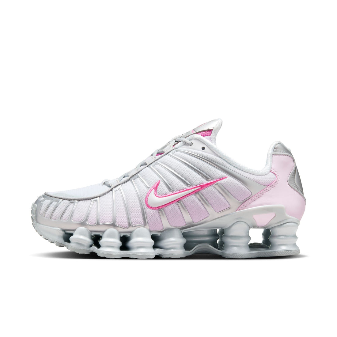WMNS Nike Shox TL (MTLC Platinum/Pink Sicle)