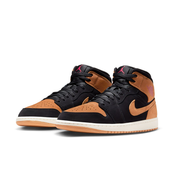 Air Jordan 1 Mid SE (Black/Flax/Varsity Red/Sail) – rockcitykicks