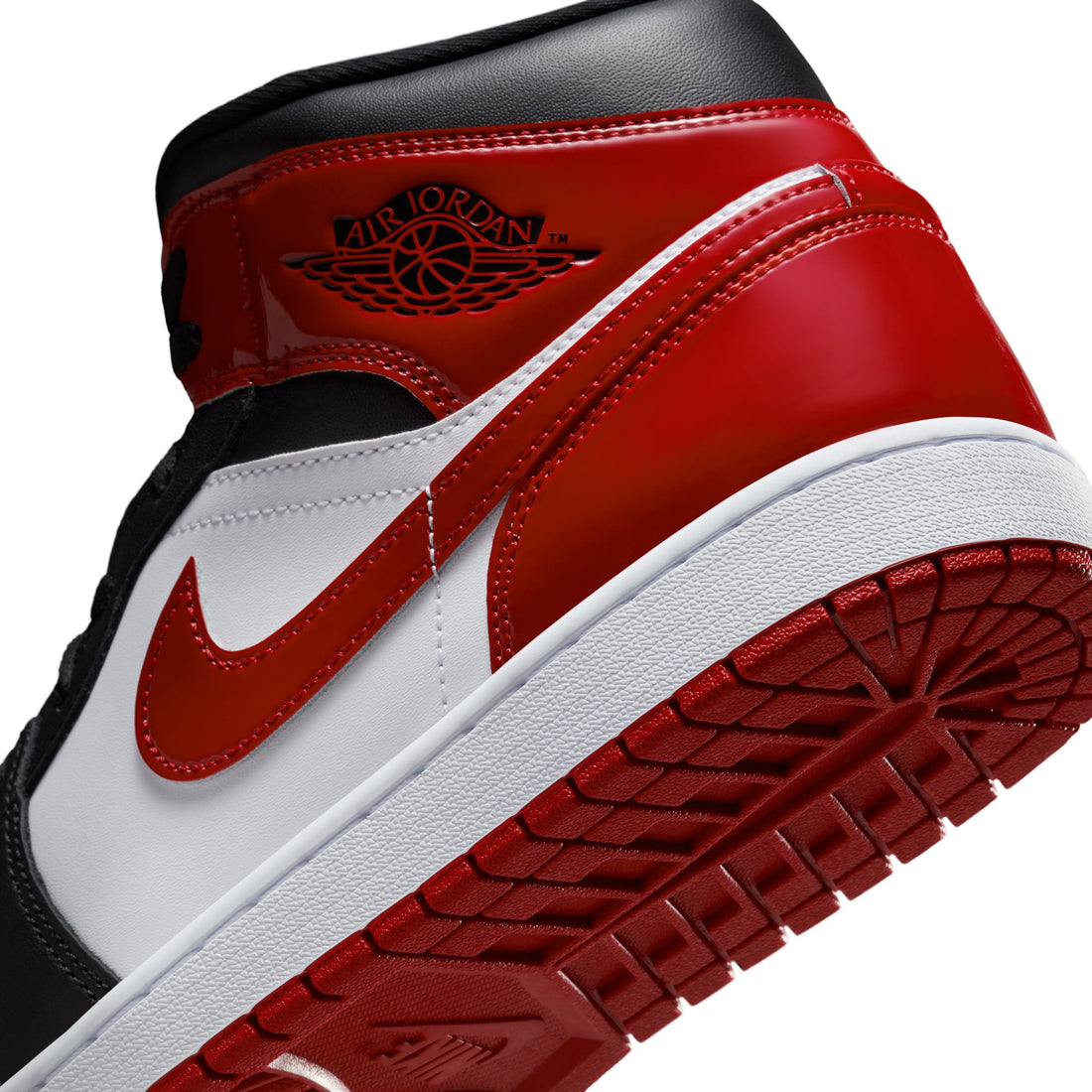 Air Jordan 1 Mid SE (Black/Varsity Red/White)