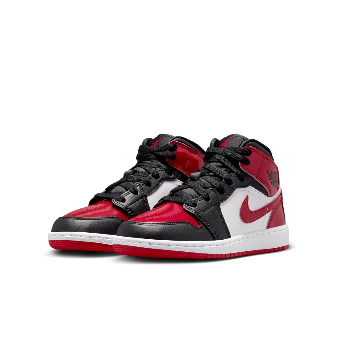 Air Jordan 1 Mid SE GS (Black/Varsity Red/White)
