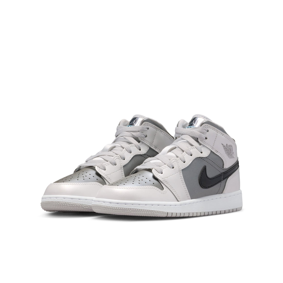 Air Jordan 1 Mid SE GS (Photon Dust/Blue Chill)