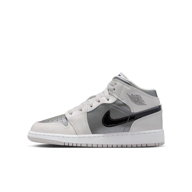 Air Jordan 1 Mid SE GS (Photon Dust/Blue Chill)