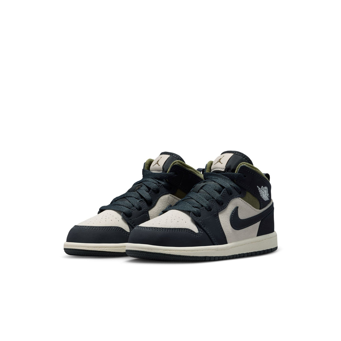 Air Jordan 1 Mid SE PS (LT Orewood BRN/Off Noir)