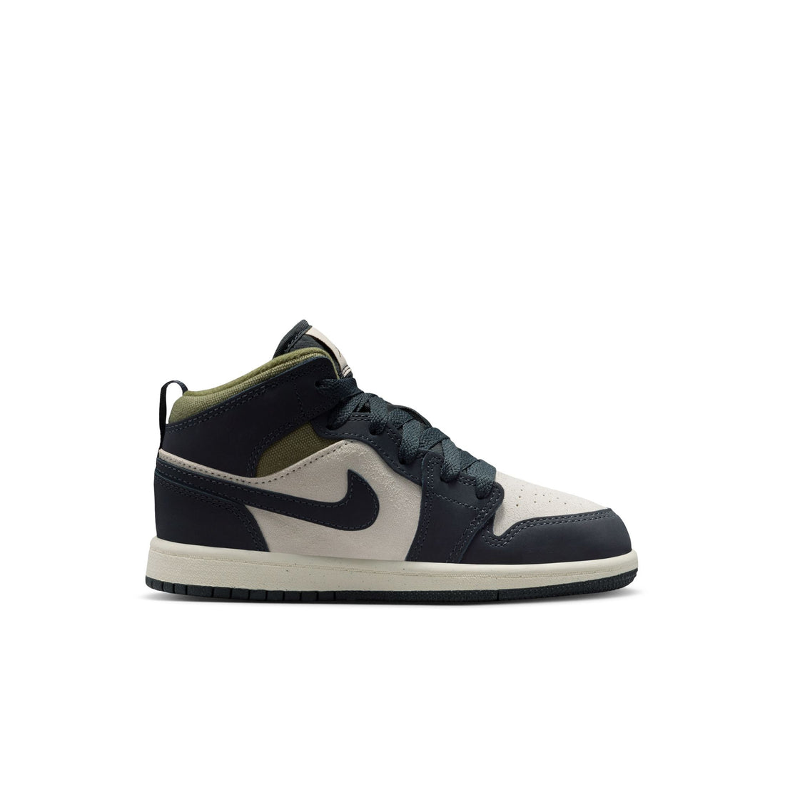 Air Jordan 1 Mid SE PS (LT Orewood BRN/Off Noir)