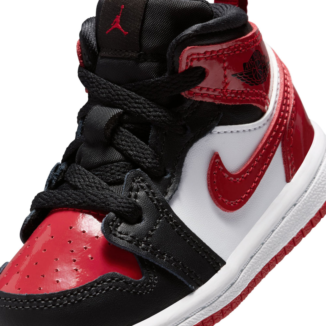 Air Jordan 1 Mid SE TD (Black/Varsity Red/White)