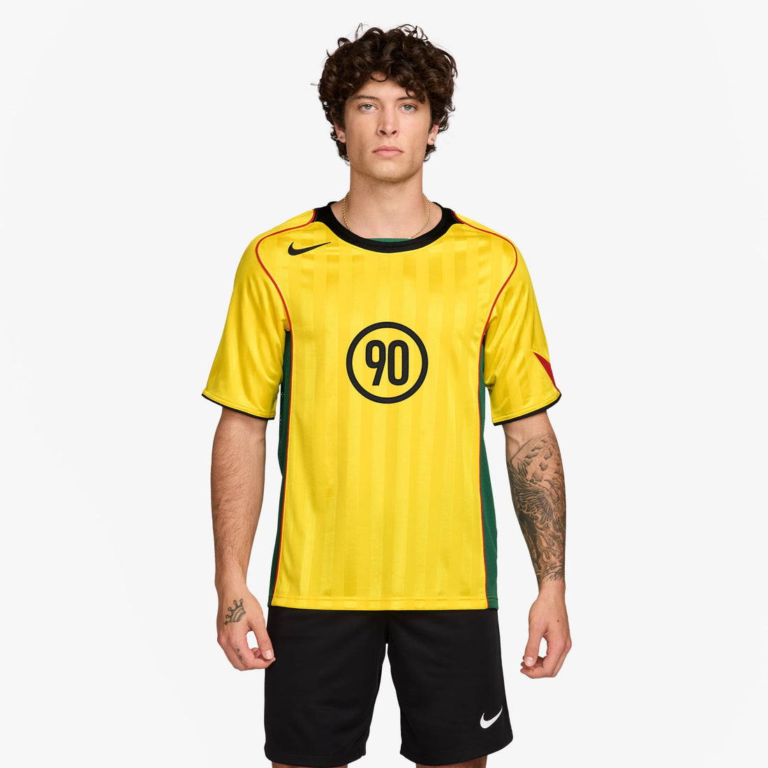 Nike Total 90 Dri-FIT Soccer Jersey (Yellow/Black/Green/Red)