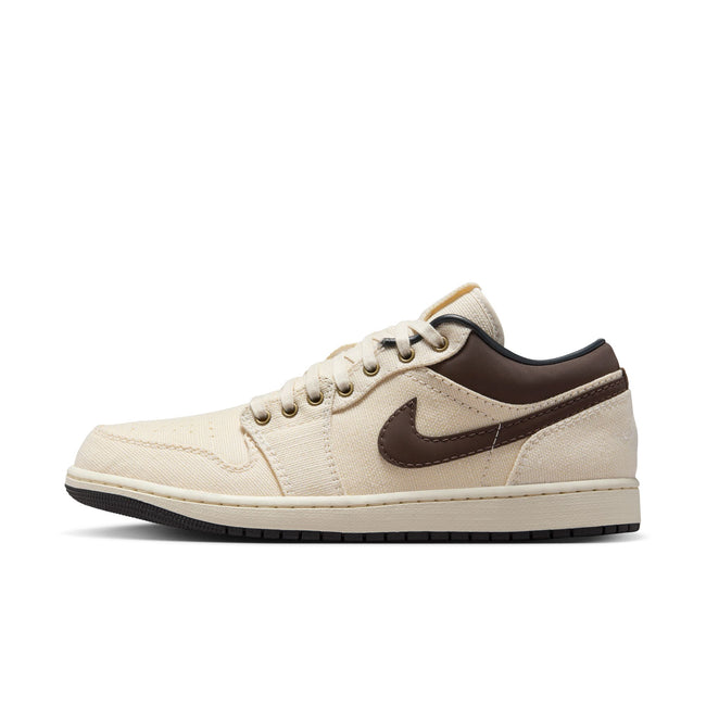 Air Jordan 1 Low PRM (Pale Ivory/Baroque Brown)