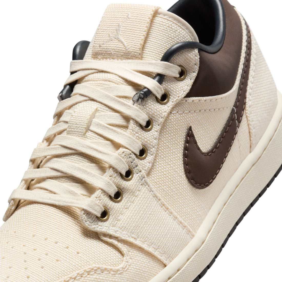 Air Jordan 1 Low PRM (Pale Ivory/Baroque Brown)