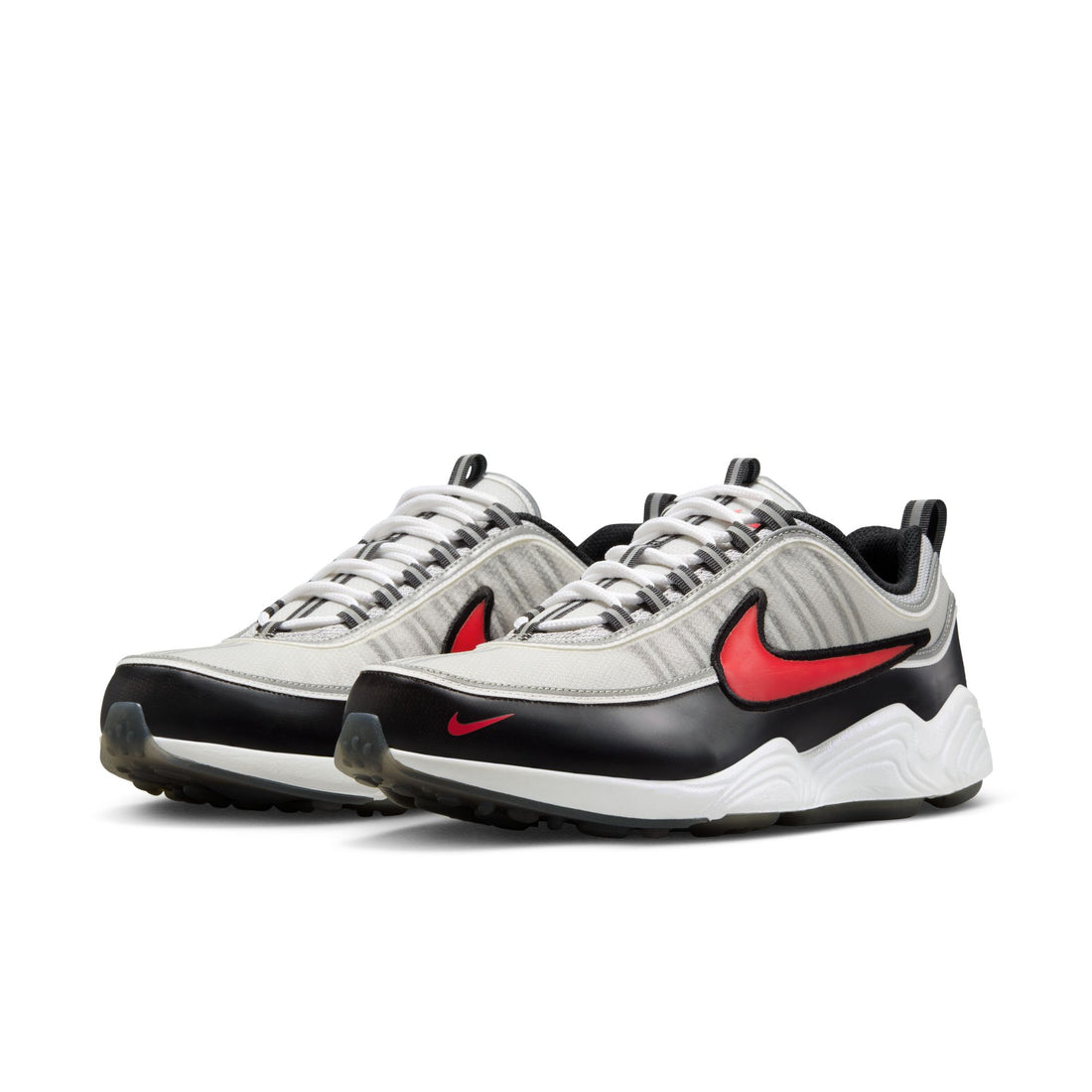 Nike Air Zoom Spiridon (Metallic Silver/Sport Red)
