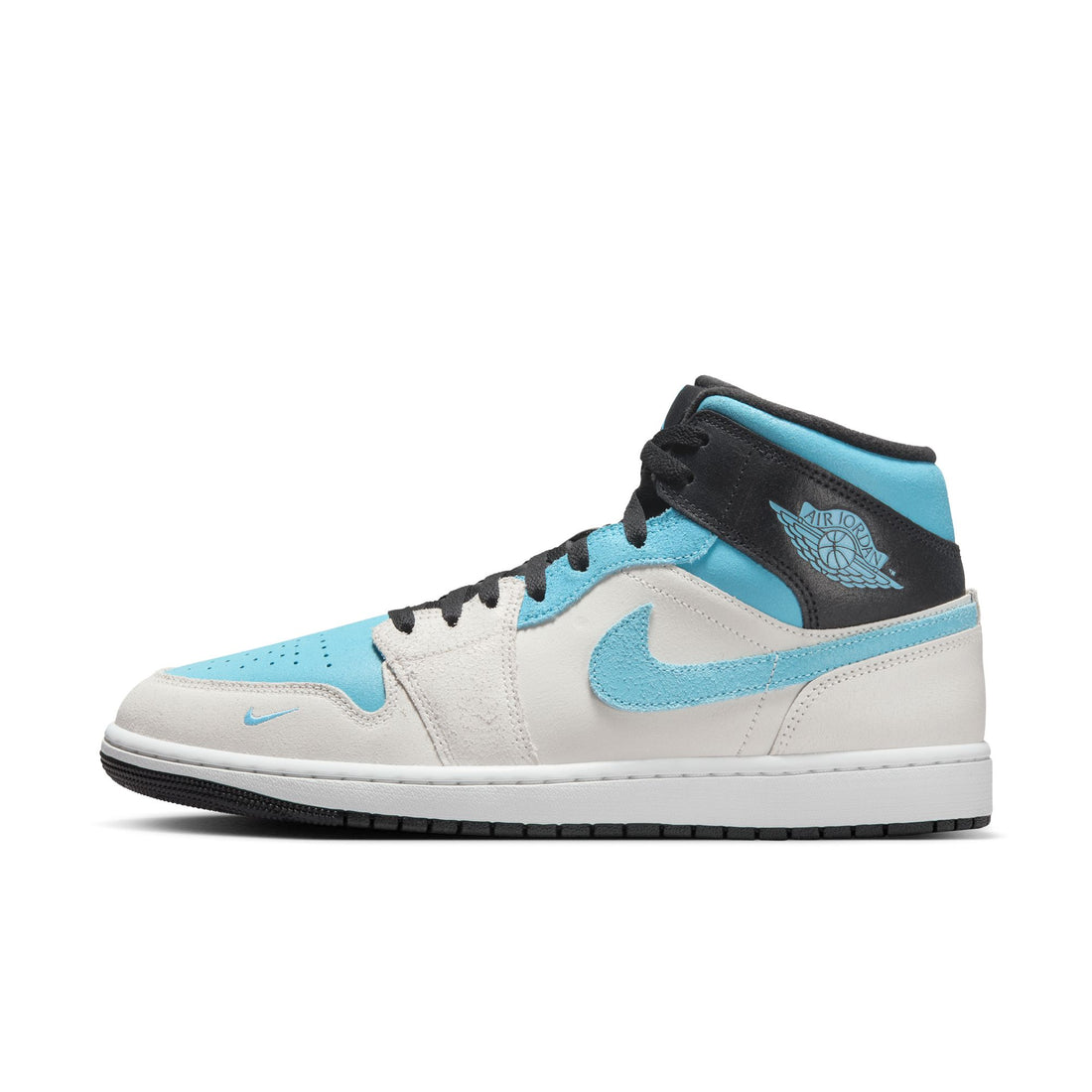 Air Jordan 1 Mid SE (Summit White/Blue Chill/Black)