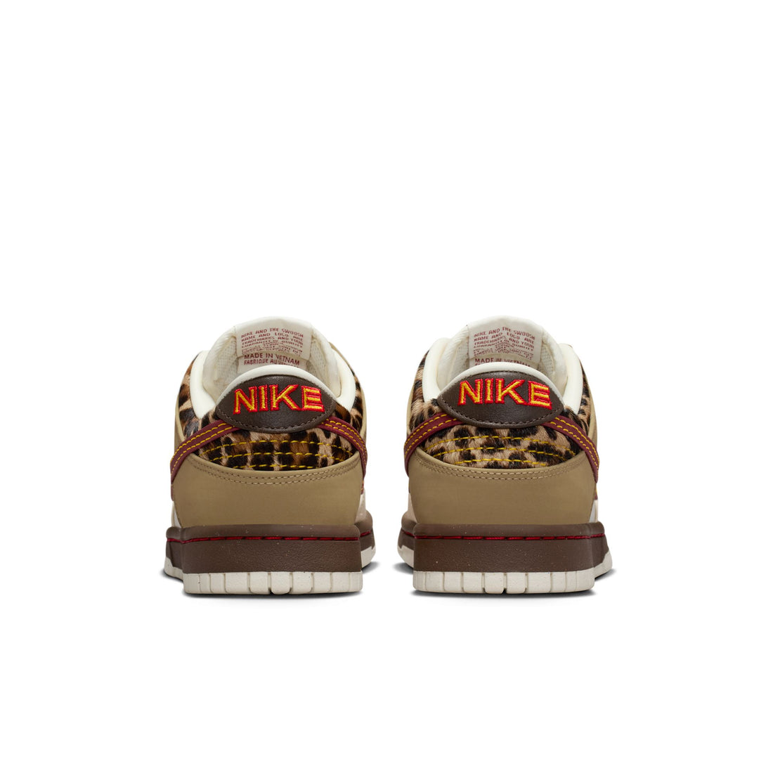 WMNS Nike Dunk Low (Khaki/Team Red/Baroque Brown)