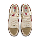 WMNS Nike Dunk Low (Khaki/Team Red/Baroque Brown)