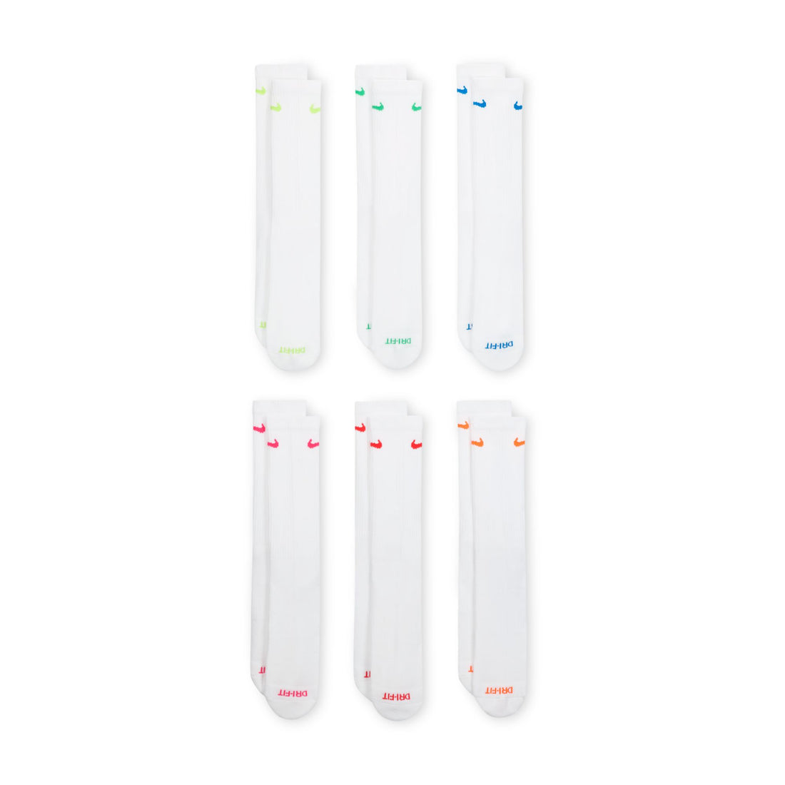 Nike Everyday Plus Cushioned Training Crew Socks (6 Pairs)