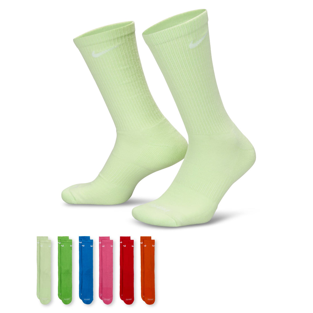Nike Everyday Plus Cushioned Training Crew Socks (6 Pairs)