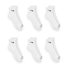 Nike Everyday Plus Cushioned Training Ankle Socks 6 Pairs (White)