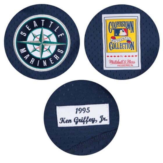 Men's Seattle Mariners Ken Griffey Jr. Mitchell & Ness Light Blue  Cooperstown Collection Authentic Jersey