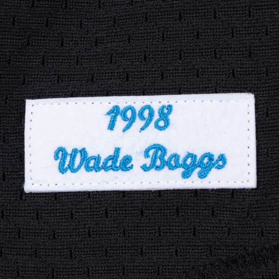 Mitchell & Ness Black MLB Tampa Bay Rays Wade Boggs BP Pullover