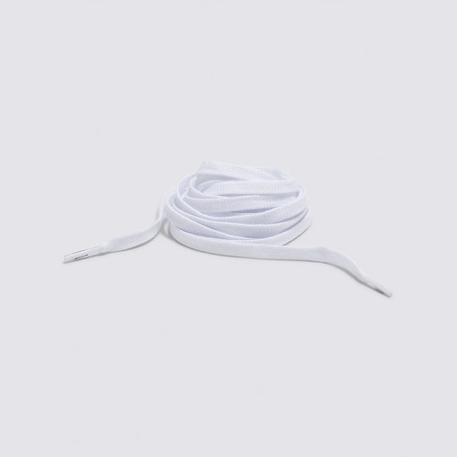 Vans Flat Laces (White)