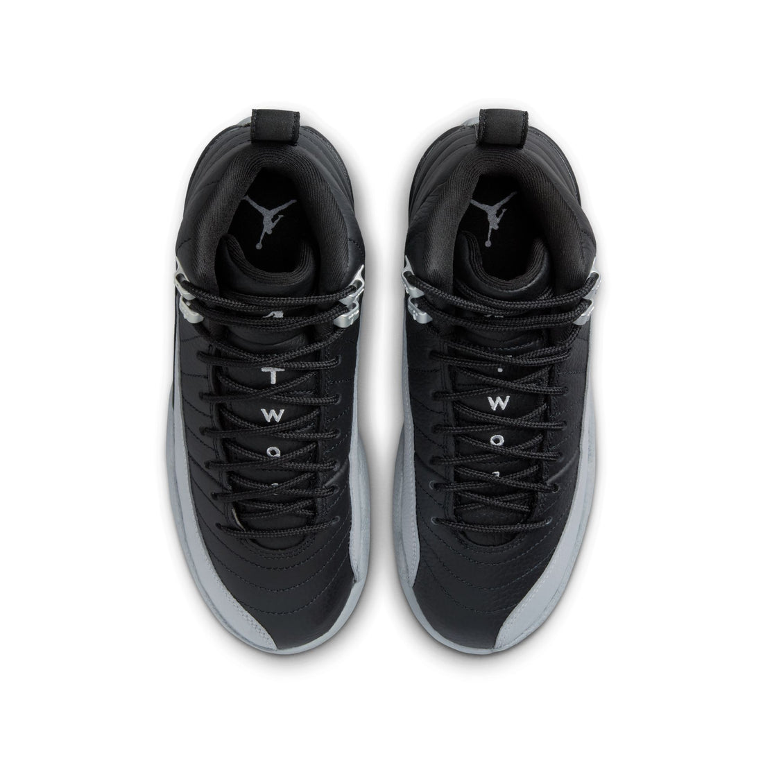 Air Jordan 12 Retro GS (Black/Wolf Grey/White)