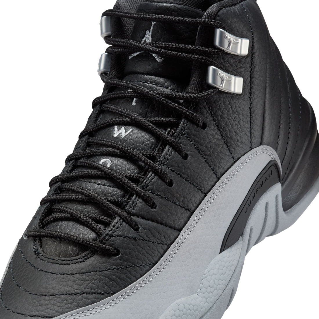 Air Jordan 12 Retro GS (Black/Wolf Grey/White)