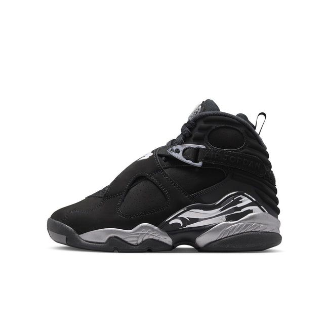 Air Jordan 8 Retro GS (Black/White/LT Graphite)