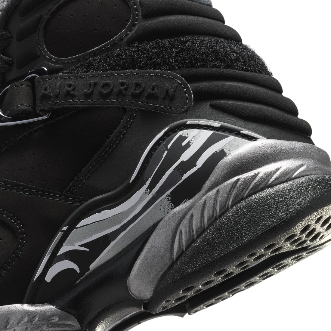 Air Jordan 8 Retro GS (Black/White/LT Graphite)