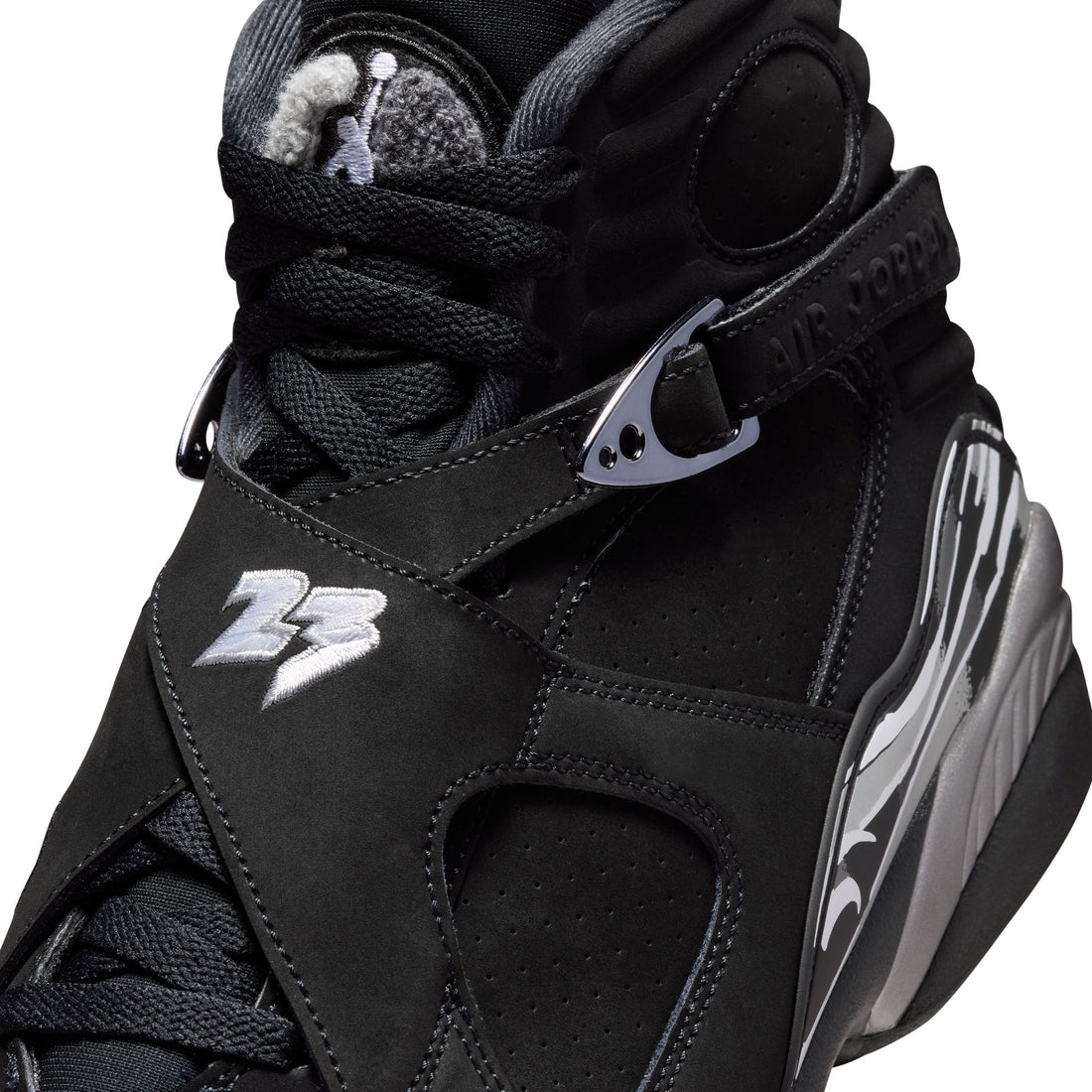Air Jordan 8 Retro (Black/White/LT Graphite)