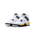 Air Jordan 4 Retro GS (White/Tour Yellow/Dark Blue Grey/Black)