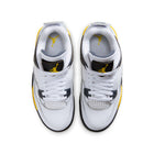 Air Jordan 4 Retro GS (White/Tour Yellow/Dark Blue Grey/Black)
