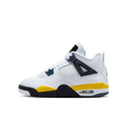 Air Jordan 4 Retro GS (White/Tour Yellow/Dark Blue Grey/Black)